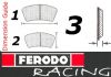 Ferodo DS2500 - Porsche Boxster 2.5 24V, 2.7 1996-> Pos:FRONT, Part #: 1307